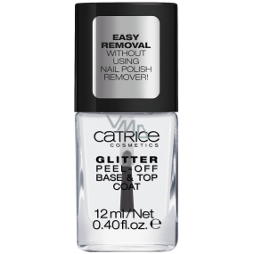 Catrice Dazzle Bomb peeling primer and topcoat Glitter C01 Transparent 12 ml