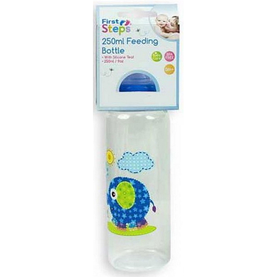 First Steps Jungle 0+ Baby Bottle Elephant 250 ml