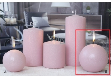 CANDLE PILLOW 100 Ice pastel Pink 3167
