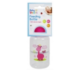 First Steps Safari 0+ baby bottle Giraffe pink 150 ml