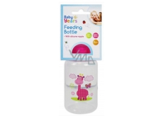 First Steps Safari infant bottle 0+ Giraffe pink 150 ml