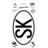 Arch Car sticker prescription SK 12.5 x 23 cm