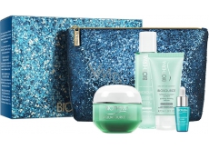 Biotherm Aquasource moisturizing gel for normal to combination skin 50 ml + Biosource Nettoyant cleansing cream 50 ml + Biosource lotion 100 ml + Life Plankton Elixir serum 7 ml + travel cosmetic bag, cosmetic set