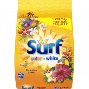 Surf Color & White Hawaiian Dream washing powder for colored and white laundry 60 doses of 3.9 kg