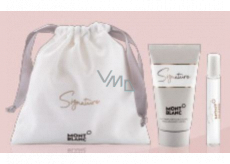 Montblanc Signature perfumed water for women 7.5 ml + body lotion 50 ml, gift set