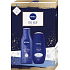 Nivea Feel Good nourishing body lotion 250 ml + shower gel 250 ml, cosmetic set for women