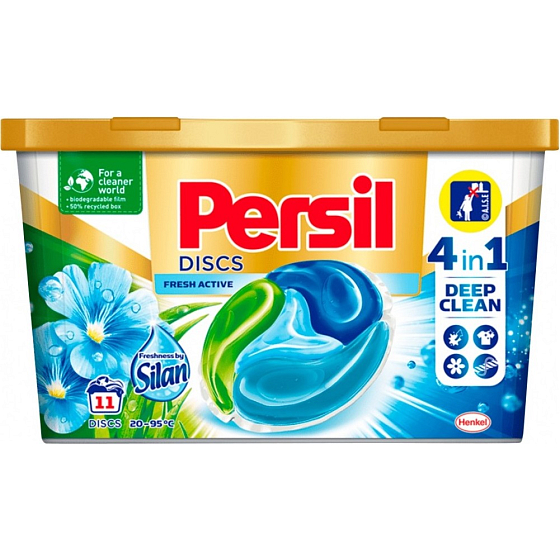 Persil Discs Freshness by Silan 4in1 capsules for washing clothes box 11 doses 275 g