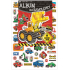 Sticker album with hologram construction machines 16 x 29 cm + 45 stickers