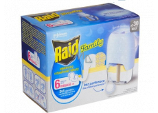 Raid Family electric vaporizer with liquid refill against mosquitoes 30 nights 21 ml