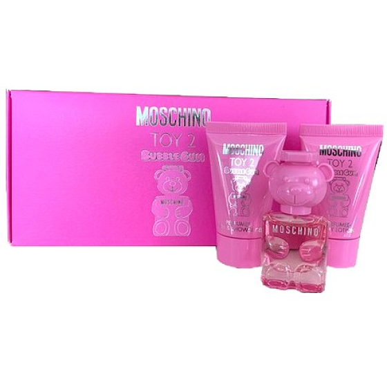 Moschino Toy 2 Bubble Gum Eau de Toilette for women 5 ml + shower gel 25 ml + body lotion 25 ml, gift set for women