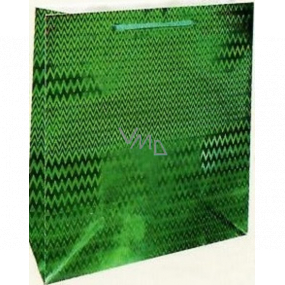 Nekupto Gift paper bag hologram 33 x 46 cm Green