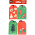 Albi Name tag for gift Traditional Christmas 12 pieces