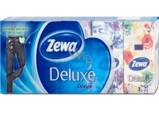 Zewa Deluxe Design papírové kapesníky 10 x 10 kusů