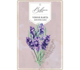 Bohemia Gifts Aromatic scent card Lavender delicate and pure scent 10,5 x 16 cm