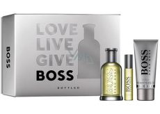 Hugo Boss Boss No.6 Bottled toaletní voda 100 ml + sprchový gel 100 ml + toaletní voda 10 ml miniatura, dárková sada pro muže