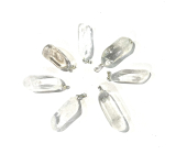 Crystal Trommel spike pendant natural stone, approx. 3 - 4 cm, stone stones