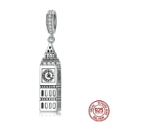 Sterling silver 925 London Big Ben, travel bracelet pendant