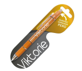 Nekupto Rubber pen with Victoria's name