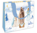 Nekupto Gift paper bag with embossing 23 x 18 cm Christmas Holy Family