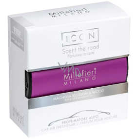 Millefiori Milano Icon Magnolia Blossom & Wood car fragrance Classic scent for up to 2 months 47 g