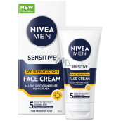Nivea Men Sensitive OF15 protective skin cream for men 75 ml
