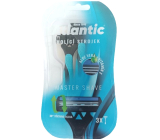 Atlantic disposable razor with swivel head with 3 blades for men 3 pieces