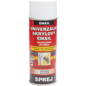 BALSPREJ top universal acrylic spray paint, RAL 9003 signal white, 400 ml
