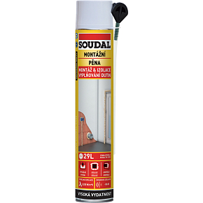 Soudal mounting foam, expanding, tube, 300 ml