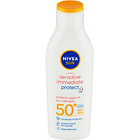 Nivea Sun Sensitive Immediate Protect sunscreen milk SPF50+, 200 ml
