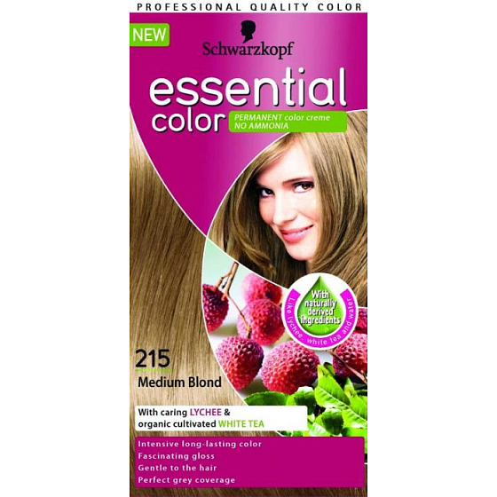 Schwarzkopf Essential Color long-lasting hair color 215 Medium blonde