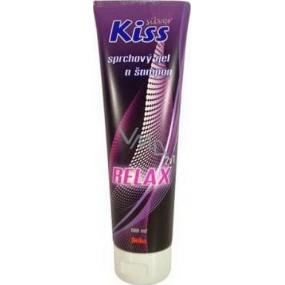 Mika Kiss Silver Relax 2 in 1 shower gel and shampoo 100 ml