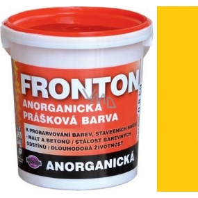 Fronton Inorganic powder paint Yellow for outdoor and indoor use 800 g