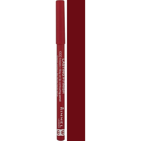 Rimmel London 1000 Kisses Stay On Lip Liner 063 Black Tulip 1.2 g