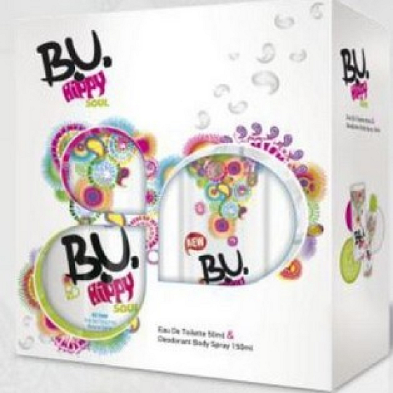 BU Hippy Soul eau de toilette 50 ml + deodorant spray 150 ml, gift set for women