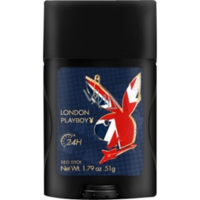 Playboy London antiperspirant deodorant stick for men 51 g