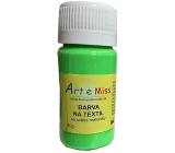 Art e Miss Colour for light textiles 84 Neon green 40 g