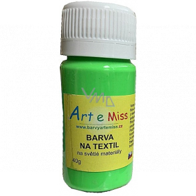 Art e Miss Colour for light textiles 84 Neon green 40 g