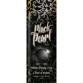 Soleo Black Pearl highly hydrating bronzer with collagen scent similar to Armani Code perfume 15 ml for solarium