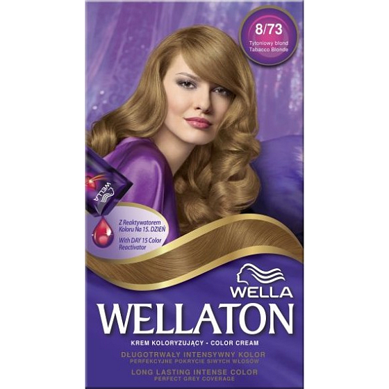 Wella Wellaton cream hair color 8/73 Tobacco blond