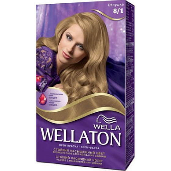 Wella Wellaton cream hair color 8/1 Ash blonde