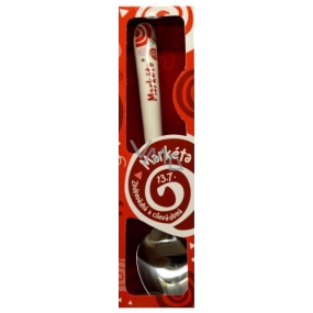 Nekupto Twister Spoon named Markéta red 16 cm