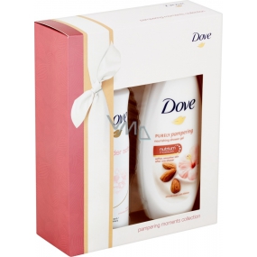 Dove Purely Pampering Nourishing Shower Gel SG 250 ml + Powder Soft antiperspirant spray 150 ml, cosmetic set