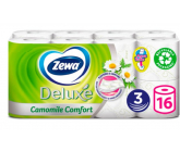 Zewa Deluxe Aqua Tube Camomile Comfort perfumed toilet paper 3 ply 150 pieces 16 pieces, roll that can be rinsed