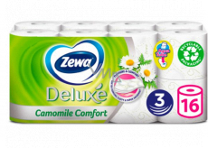 Zewa Deluxe Aqua Tube Camomile Comfort perfumed toilet paper 3 ply 150 pieces 16 pieces, roll that can be rinsed