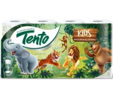 This Kids toilet paper white with animal print 3 ply 150 pieces 8 pieces