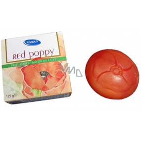 Kappus Red Poppy - Poppy Luxury toilet soap 125 g