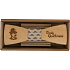 Bohemia Gifts Wooden Bow Tie Gentleman 12.5 cm