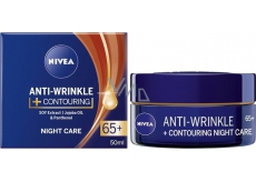 Nivea Anti-Wrinkle + Contouring Night Cream To Improve Contour 65+ 50 ml