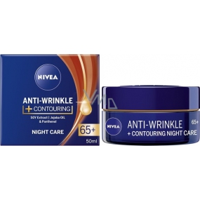 Nivea Anti-Wrinkle + Contouring Night Cream To Improve Contour 65+ 50 ml