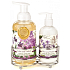 Michel Design Works Lilac and Violets foaming liquid hand soap 530 ml + hand and body lotion 236 ml, cosmetic set